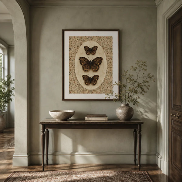 Butterfly Specimen Wall Art Decor