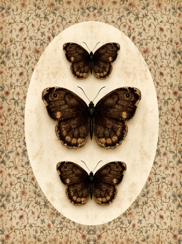 Butterfly Specimen Wall Art Decor