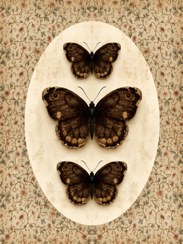 Butterfly Specimen Wall Art Decor