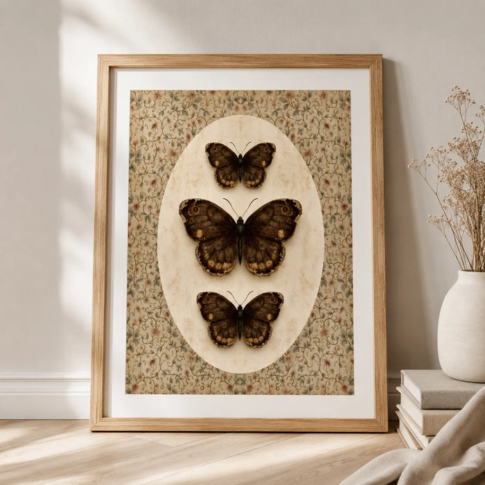 Butterfly Specimen Wall Art Decor