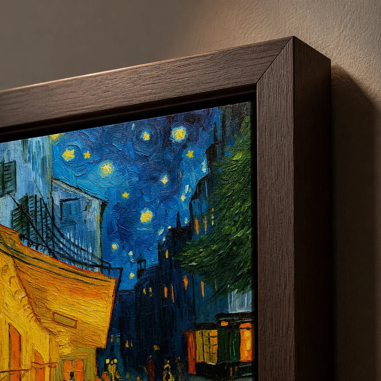 Cafe Terrace at Night Wall Art Decor - Wall Art Decor - packaging