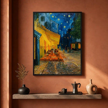 Cafe Terrace at Night Wall Art Decor - Wall Art Decor - view 11