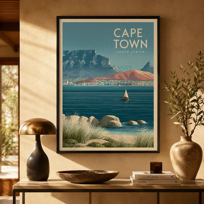 Cape Town South Africa Wall Art Decor - Wall Art Decor - in use