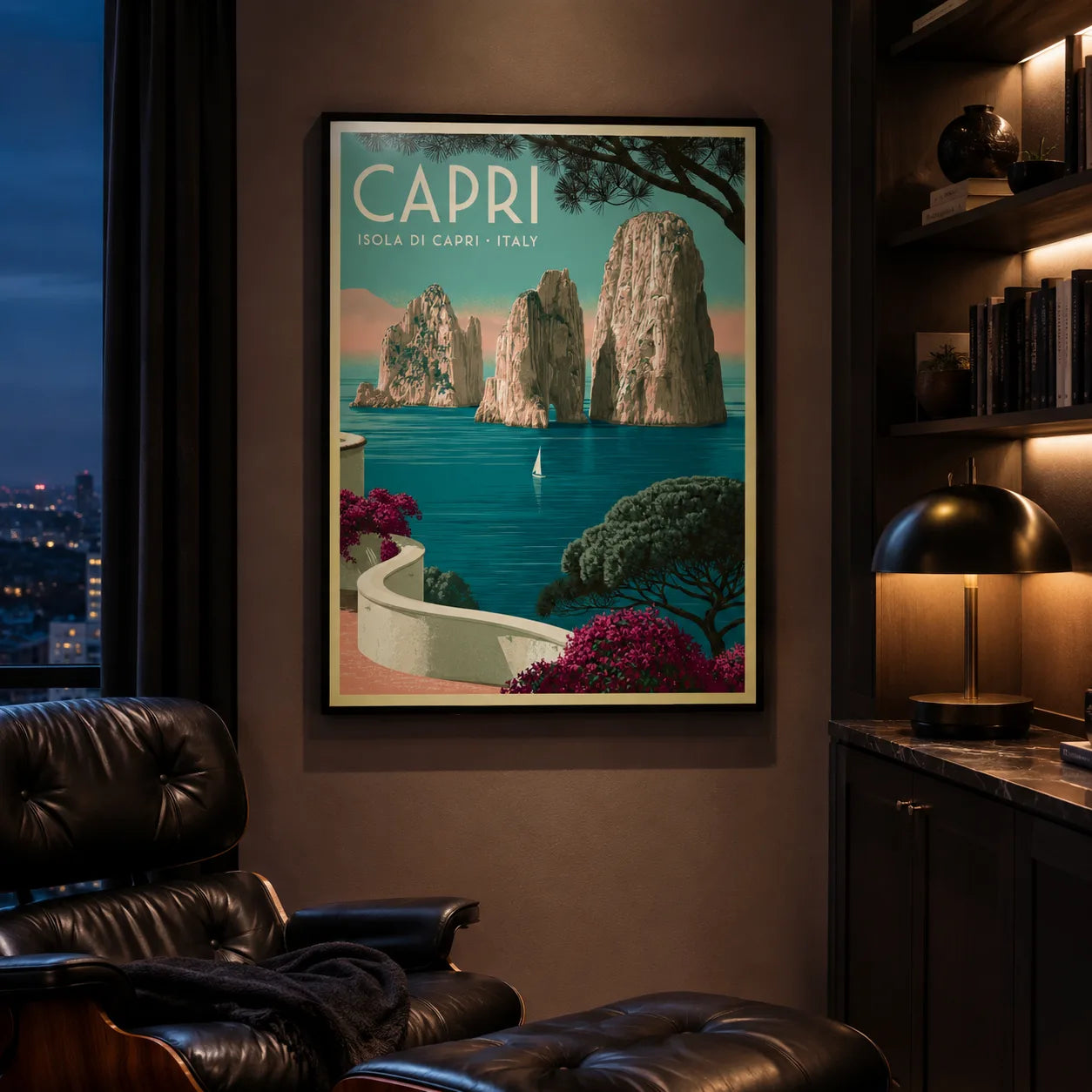 Capri Italy Travel Wall Art Decor - Wall Art Decor - lifestyle