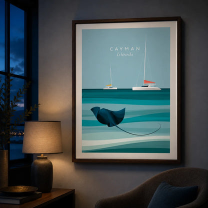 Cayman Islands Stingray Wall Art Decor - Wall Art Decor - lifestyle