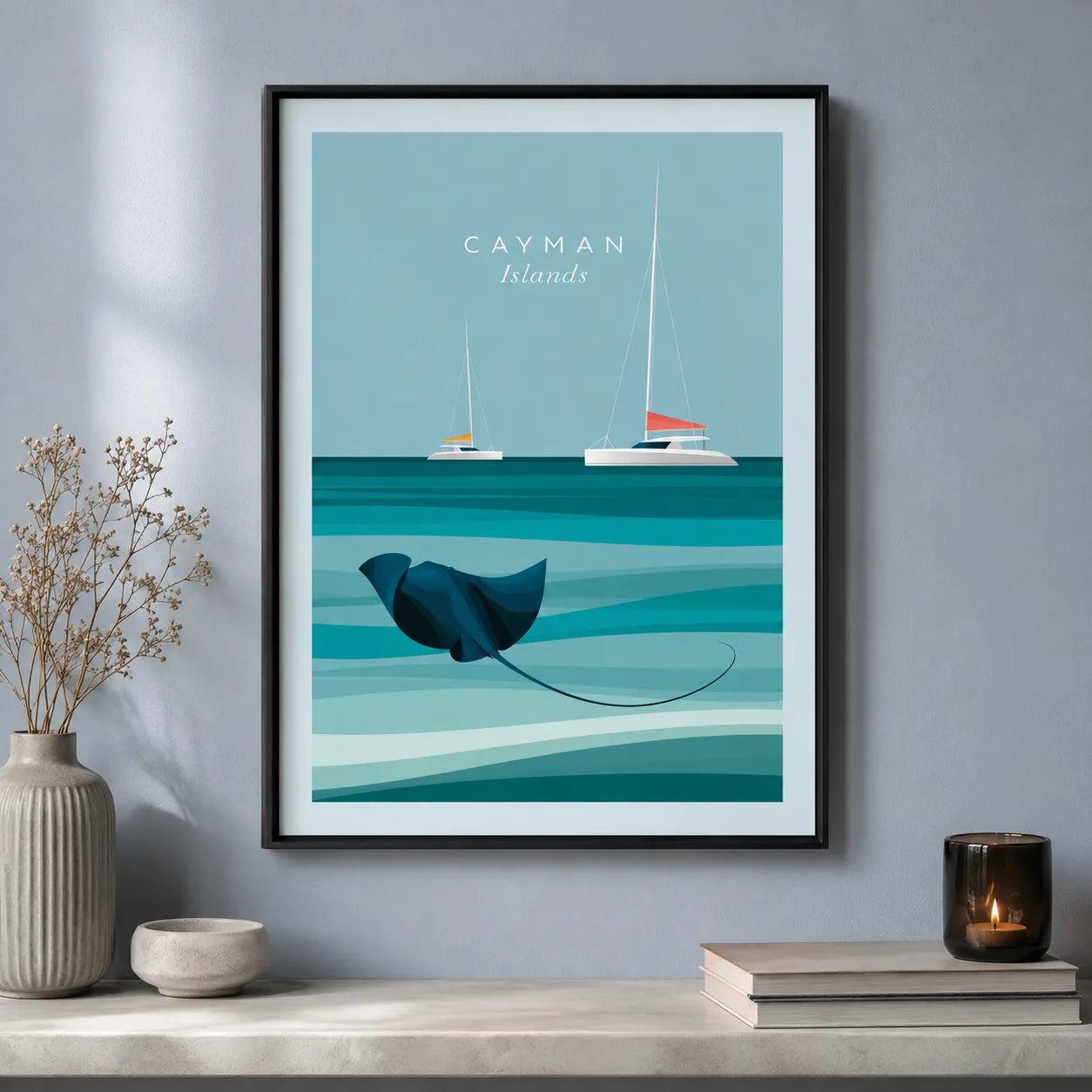 Cayman Islands Stingray Wall Art Decor - Wall Art Decor - view 11