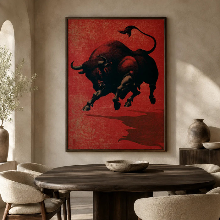 Charging Bull Wall Art Decor
