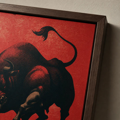 Charging Bull Wall Art Decor - Wall Art Decor - packaging