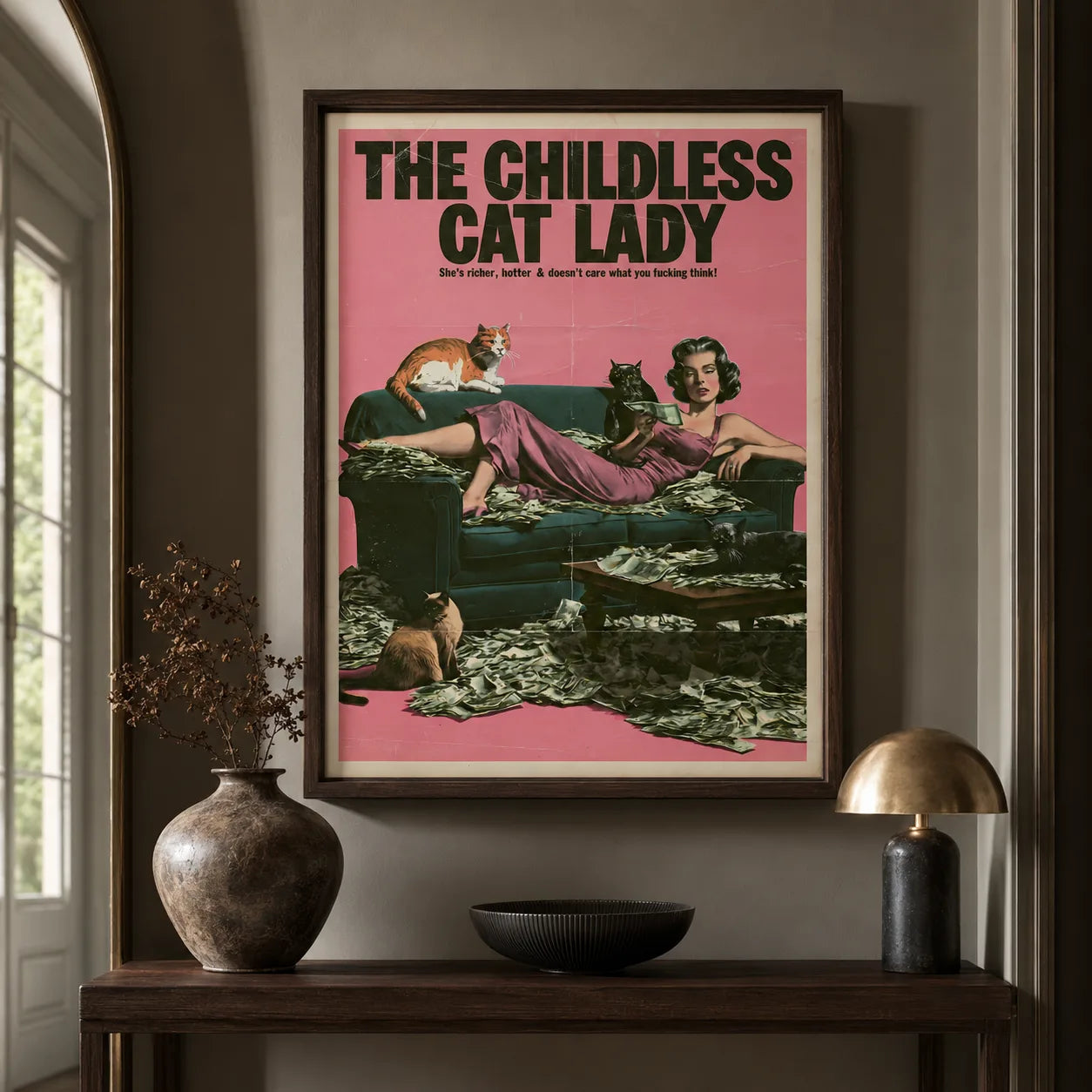 Childless Cat Lady Wall Art Decor - Wall Art Decor - view 11