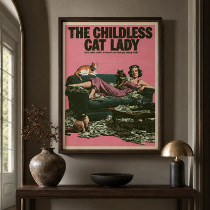 Childless Cat Lady Wall Art Decor - Wall Art Decor - view 11