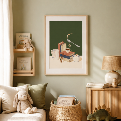 Coffee Divers Surreal Still Life Wall Art Decor – preview 11