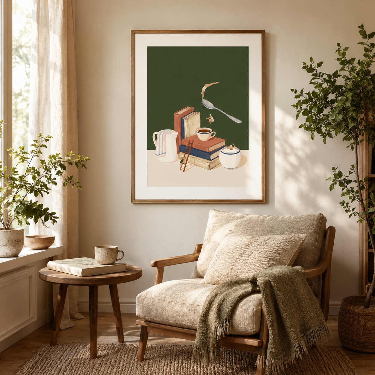 Coffee Divers Surreal Still Life Wall Art Decor – preview 5