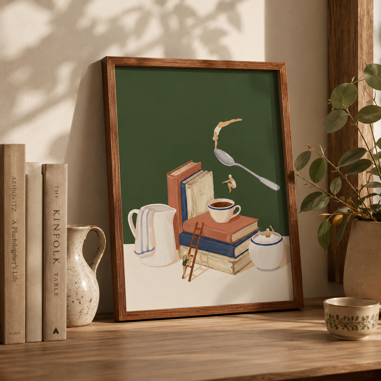 Coffee Divers Surreal Still Life Wall Art Decor – preview 7