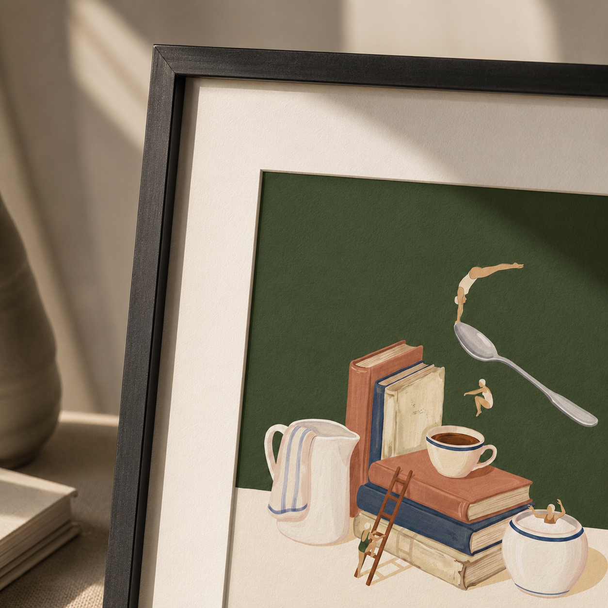 Coffee Divers Surreal Still Life Wall Art Decor – preview 8