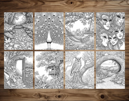 101 Calmness Coloring Pages - Instant Download - Printable – preview 4