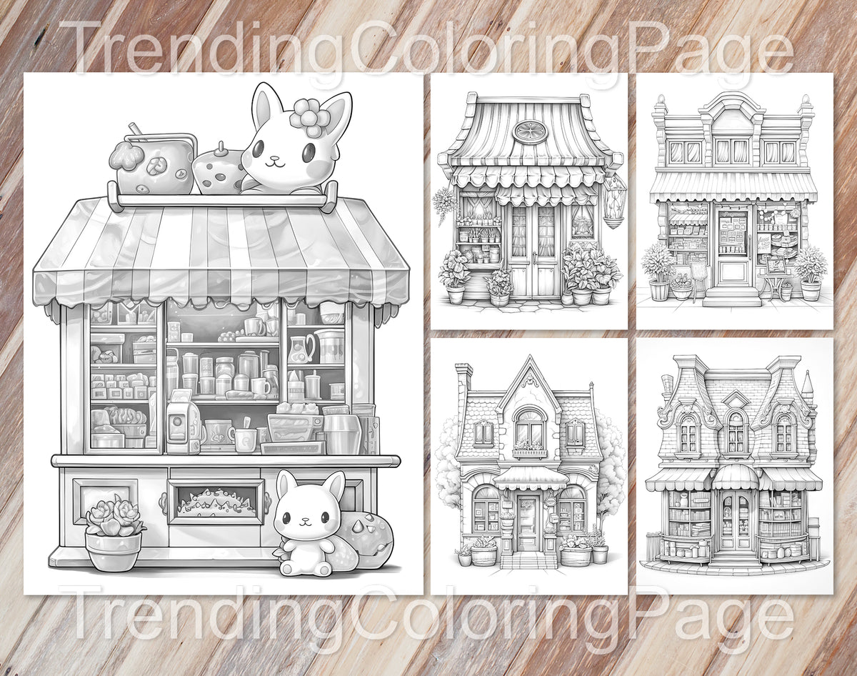 Cozy Fantasy Cottage — Wall Art Decor (Sample)