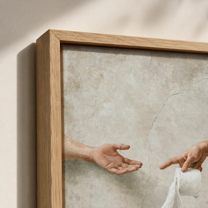 Creation of Toilet Paper Wall Art Decor - Wall Art Decor - packaging