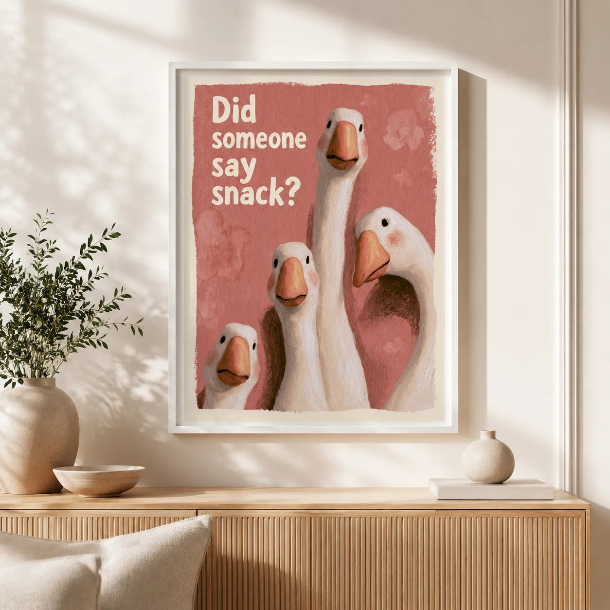 Did Someone Say Snack Goose Wall Art Decor - Wall Art Decor - view 11