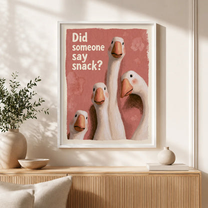Did Someone Say Snack Goose Wall Art Decor - Wall Art Decor - view 11