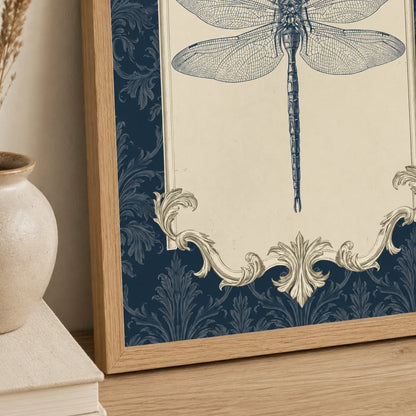 Dragonfly Victorian Engraving Wall Art Decor - Wall Art Decor - packaging