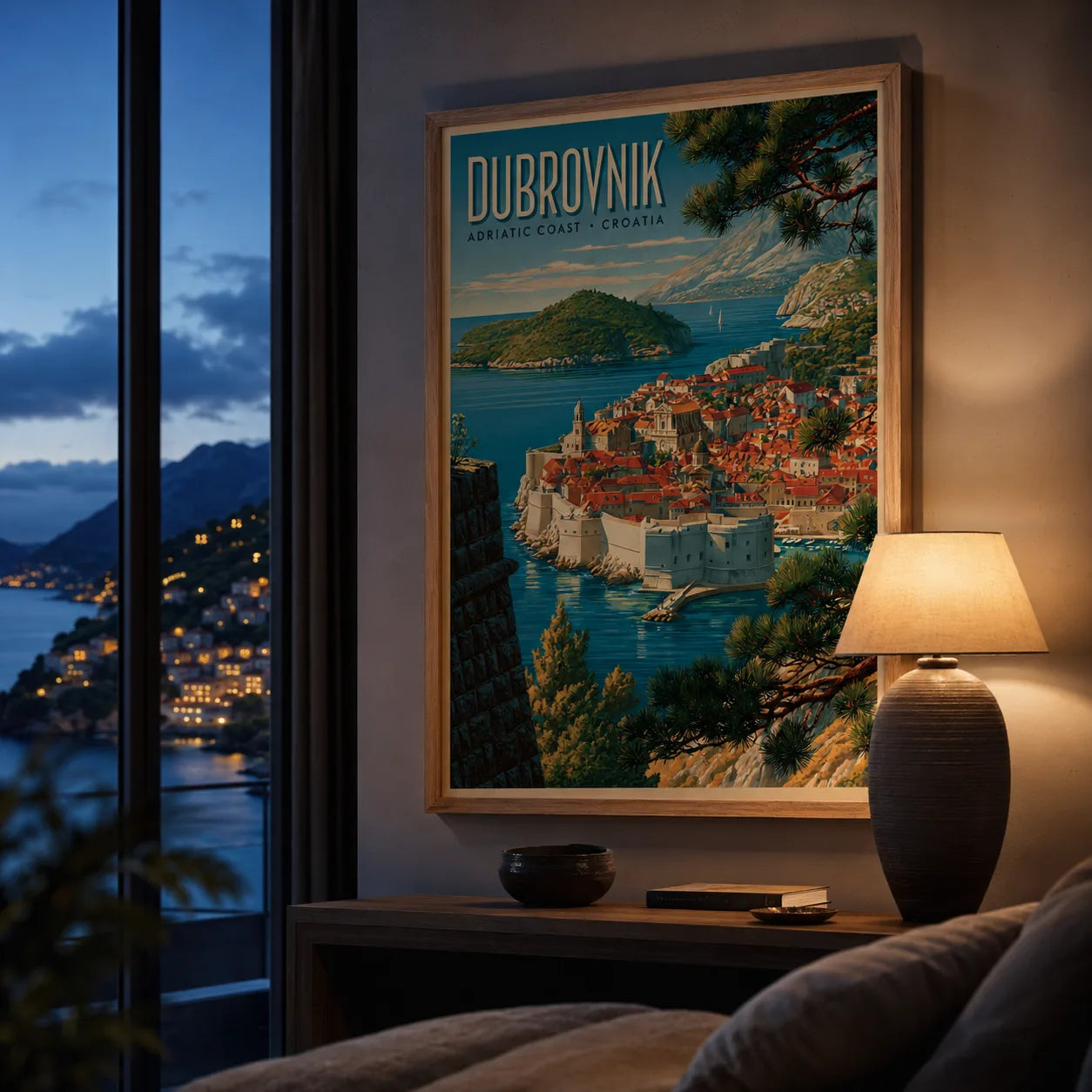 Dubrovnik Croatia Travel Wall Art Decor - Wall Art Decor - lifestyle