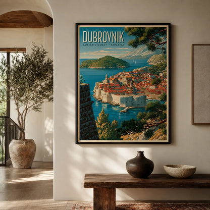 Dubrovnik Croatia Travel Wall Art Decor - Wall Art Decor - view 11