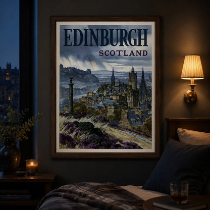 Edinburgh Scotland Travel Wall Art Decor - Wall Art Decor - lifestyle