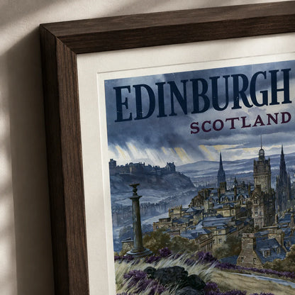 Edinburgh Scotland Travel Wall Art Decor - Wall Art Decor - packaging