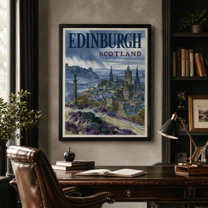 Edinburgh Scotland Travel Wall Art Decor - Wall Art Decor - styled