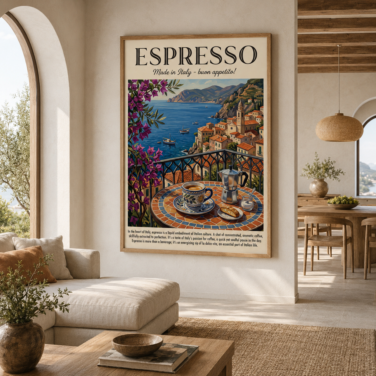 Espresso Italy Vintage Coffee Travel Wall Art Decor – preview 6