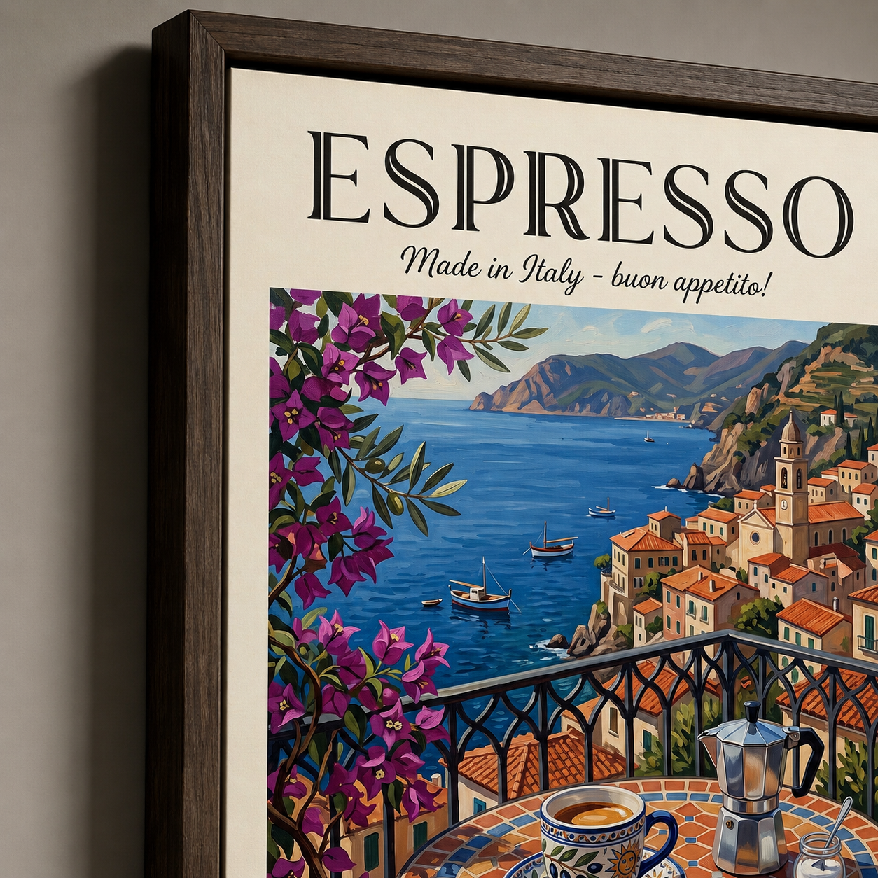 Espresso Italy Vintage Coffee Travel Wall Art Decor – preview 8