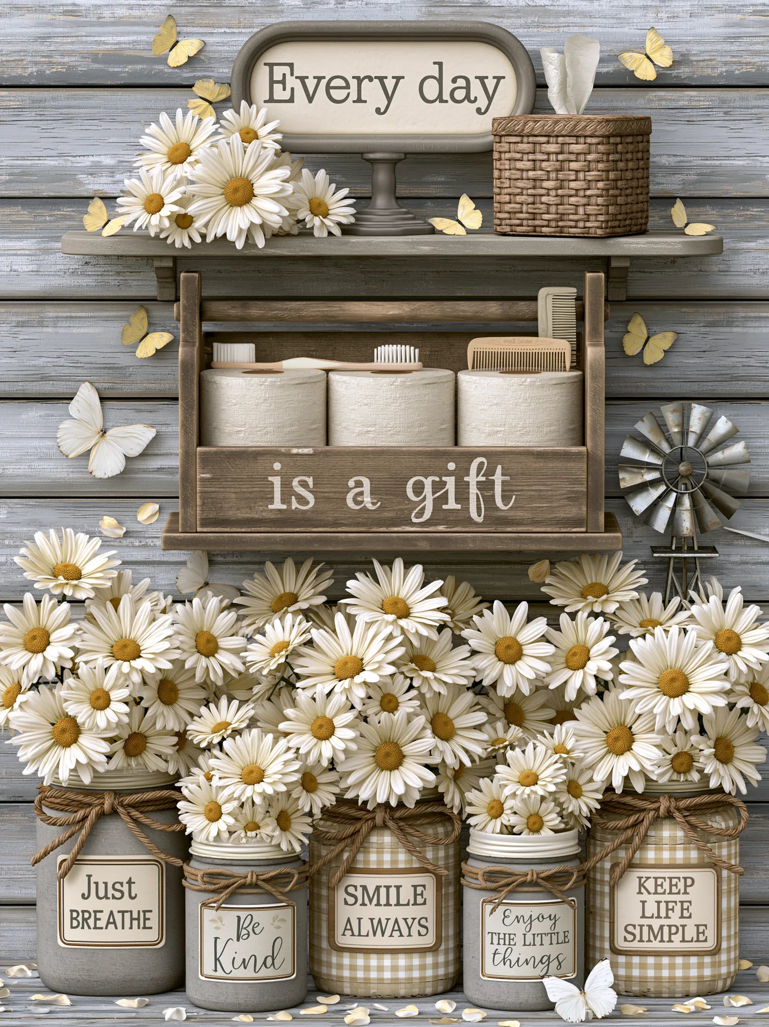 Every Day Is a Gift Wall Art Decor - Wall Art Decor - front view