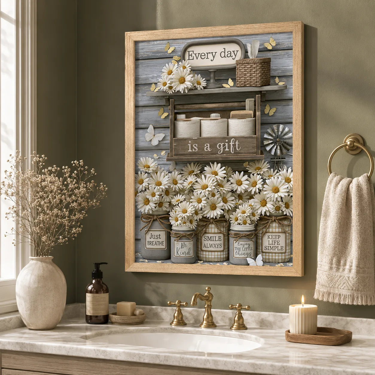 Every Day Is a Gift Wall Art Decor - Wall Art Decor - styled