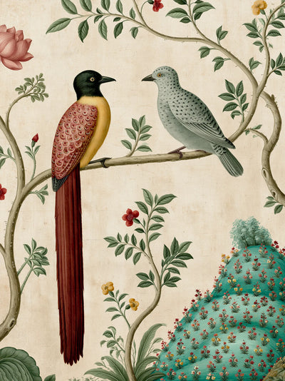 Exotic Bird Duo Wall Art Decor