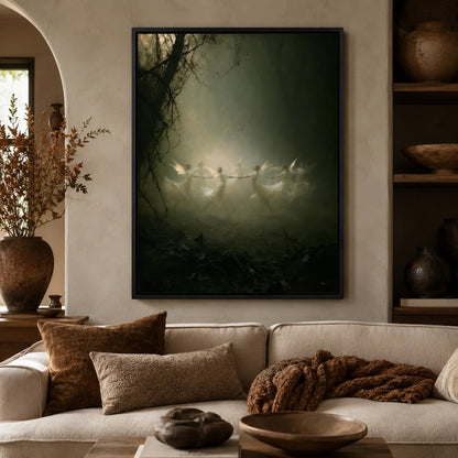 Fairy Circle Dance Wall Art Decor - Wall Art Decor - in use
