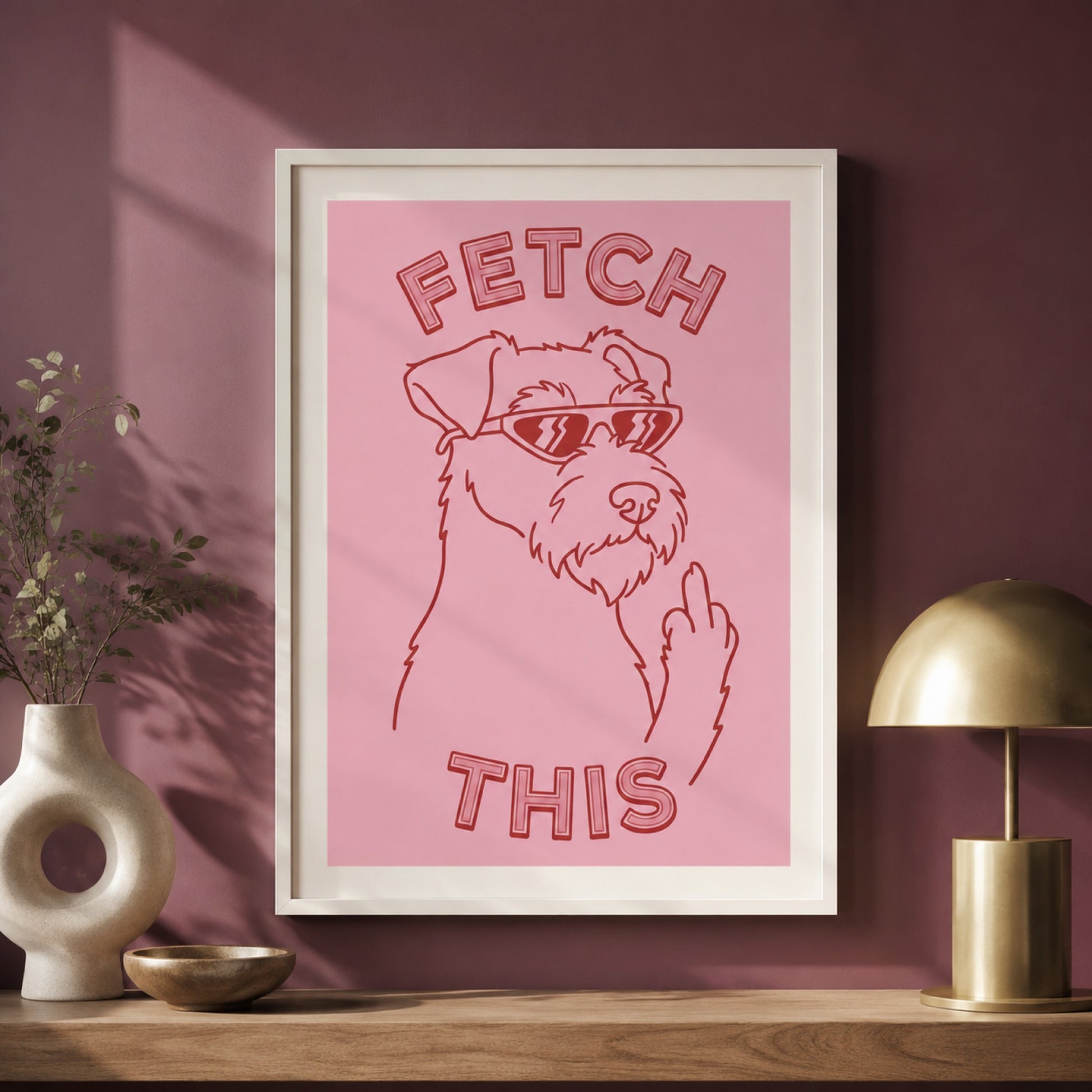 Fetch This Funny Terrier Wall Art Decor preview 10