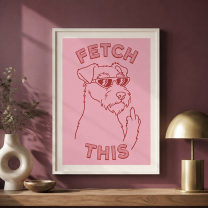 Fetch This Funny Terrier Wall Art Decor preview 10