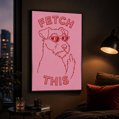 Fetch This Funny Terrier Wall Art Decor preview 11