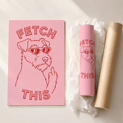Fetch This Funny Terrier Wall Art Decor preview 9