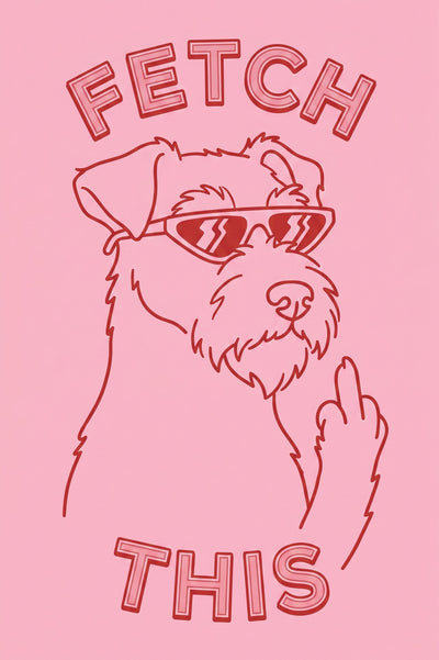 Fetch This Funny Terrier Wall Art Decor