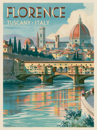 Florence Tuscany Travel Wall Art Decor