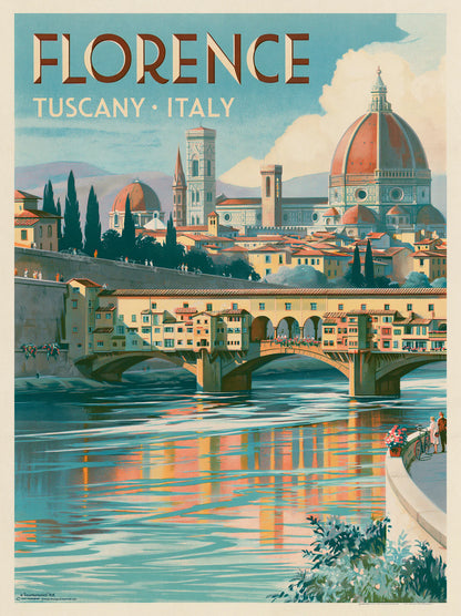 Florence Tuscany Travel Wall Art Decor - Wall Art Decor - front view