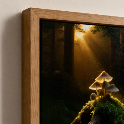 Glowing Forest Mushrooms Wall Art Decor - Wall Art Decor - packaging