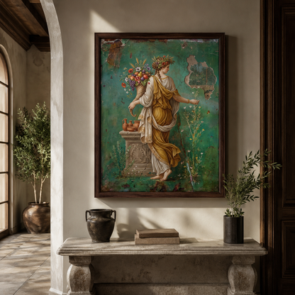 Goddess of Abundance Classical Fresco Wall Art Decor – preview 10