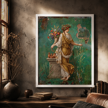 Goddess of Abundance Classical Fresco Wall Art Decor – preview 11
