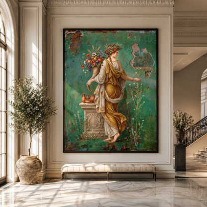 Goddess of Abundance Classical Fresco Wall Art Decor – preview 6