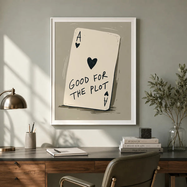 Good for the Plot Wall Art Decor