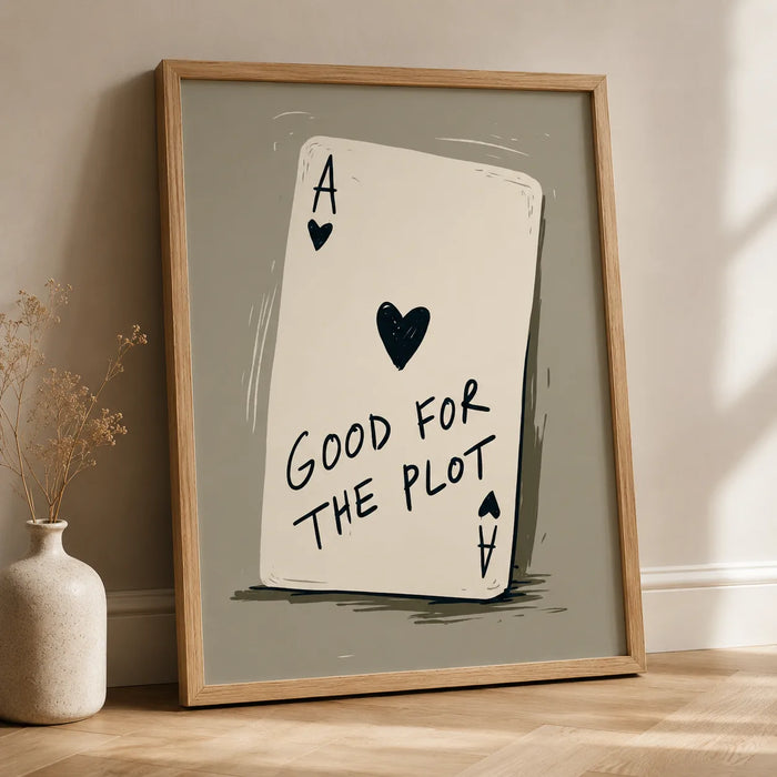 Good for the Plot Wall Art Decor