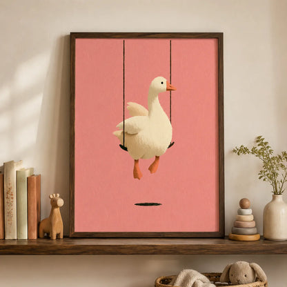 Goose on a Swing Wall Art Decor - Wall Art Decor - view 11