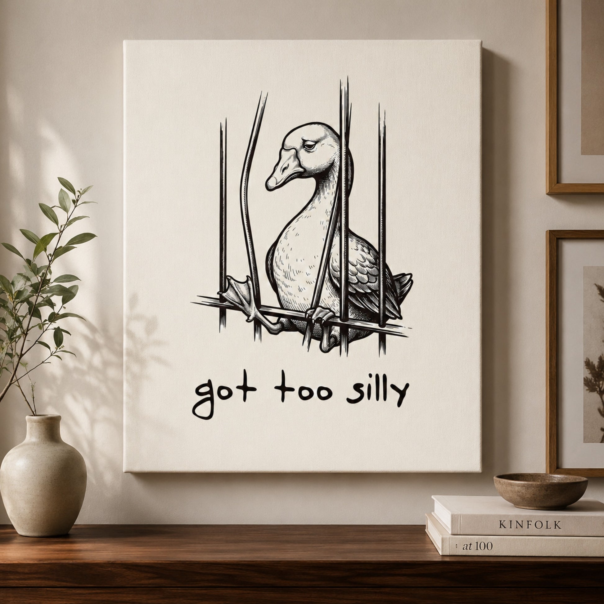 Got Too Silly Duck Wall Art Decor preview 10